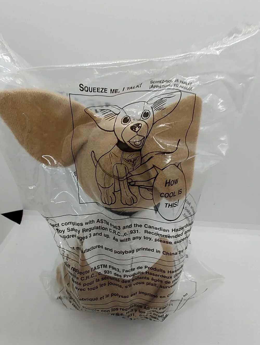 Taco bell Chihuahua With Chihuahua Tshirt Plush - Original Packaging